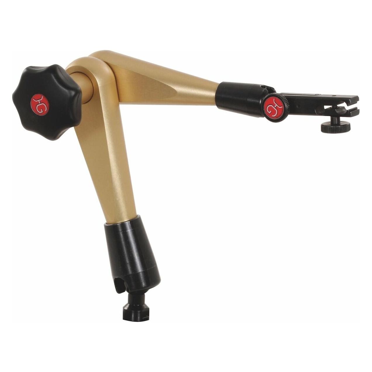 HG Hydraulisches Messstativ-Gestänge (ohne Fuss) mit mechanischer Feineinstellung am Uhrenhalter (40 cm) (106305)