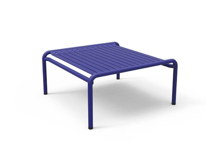 PETITE FRITURE table basse pour extérieur WEEK-END (Bleu - Aluminium verni par poudre epoxy)