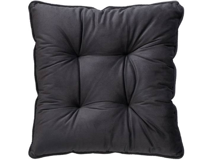 Sitzkissen MAYER 40x40cm grau unifarben