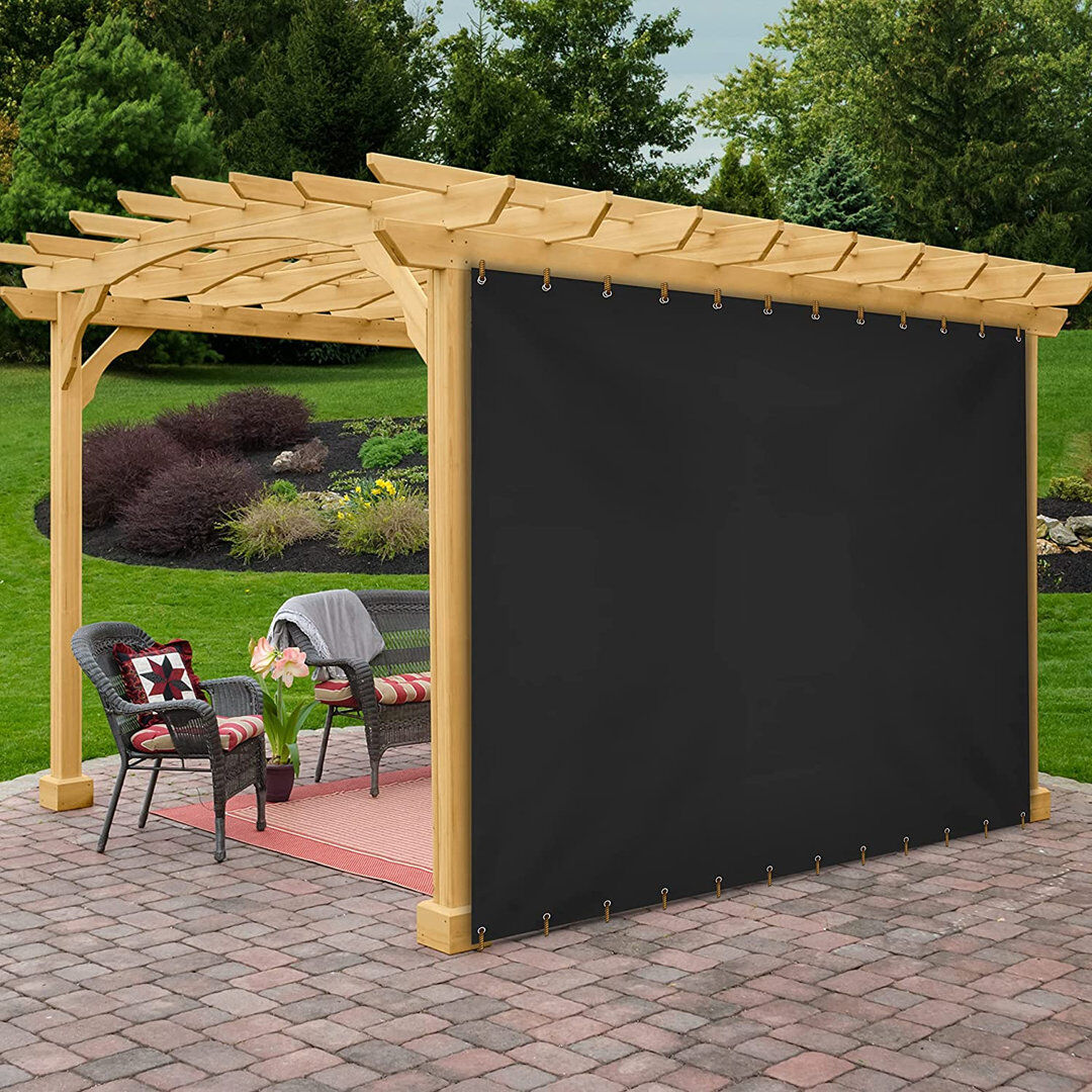 Blue Elephant Vinyl Side Wall Black 304.8cm H x 304.8cm W