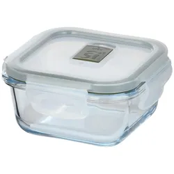 San Ignacio - Quadratische Frischhaltedose 320 ml aus Borosilikatglas 12,5x5,9cm - Expert
