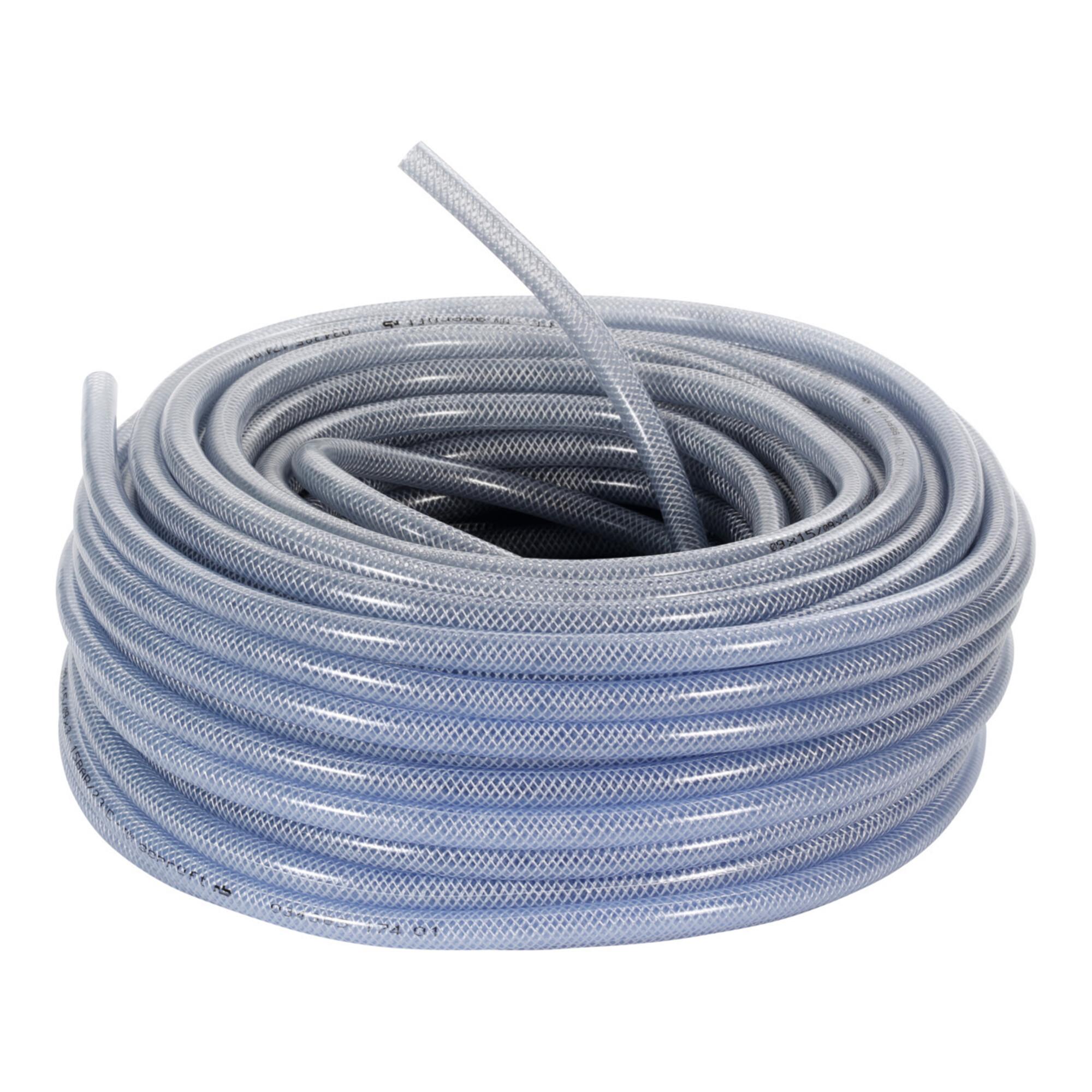 Tricoflex Gewebeschlauch transparent, PVC, Länge 50 m, Schlauch Innen-⌀: 13mm (093821)