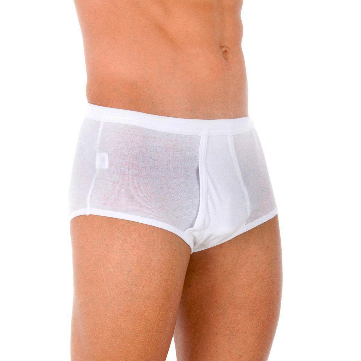Klassieke slip met zijopening 0985 man