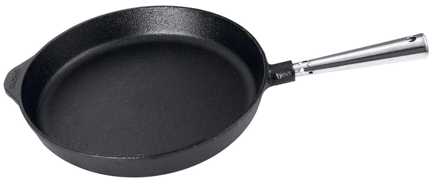 Bratpfanne, tief, aus Gusseisen, schwere hochwertige Qualität, Ø 28 cm