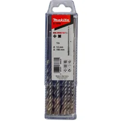 Makita, Bohrereinsatz, Zubehör B-16586 P4S SDS-PLUS Bohrer 12x160mm 10 Stück