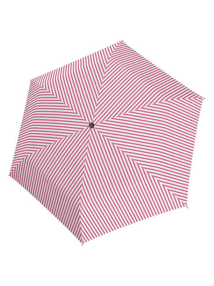 Doppler Taschenschirm in Weiß/ Pink - onesize