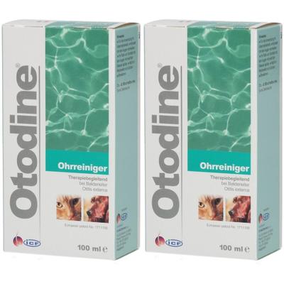 Otodine Ohrrein Hund+Katze x2 2x100 ml Flüssigkeit