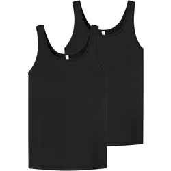 Schiesser Damen Unterhemd Trägertop - Unique Micro 2er Pack