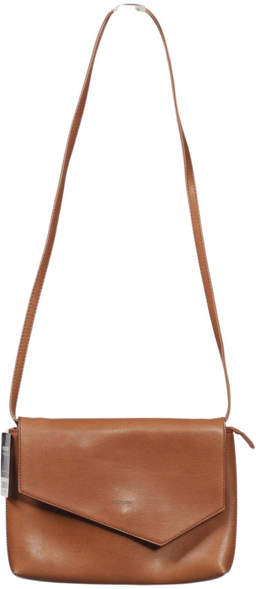 Matt Nat Damen Handtasche klein, Braun, Kunstleder - Second Hand