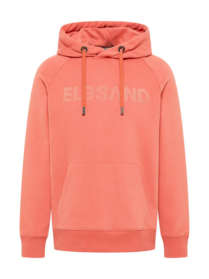 ELBSAND Hoodie "Kare" in Orange - M