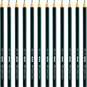 Faber-Castell Bleistift 1111, Härte B, 12 Stück