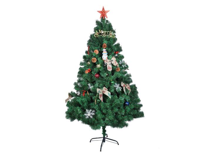Künstlicher Weihnachtsbaum 180 cm geschmückt