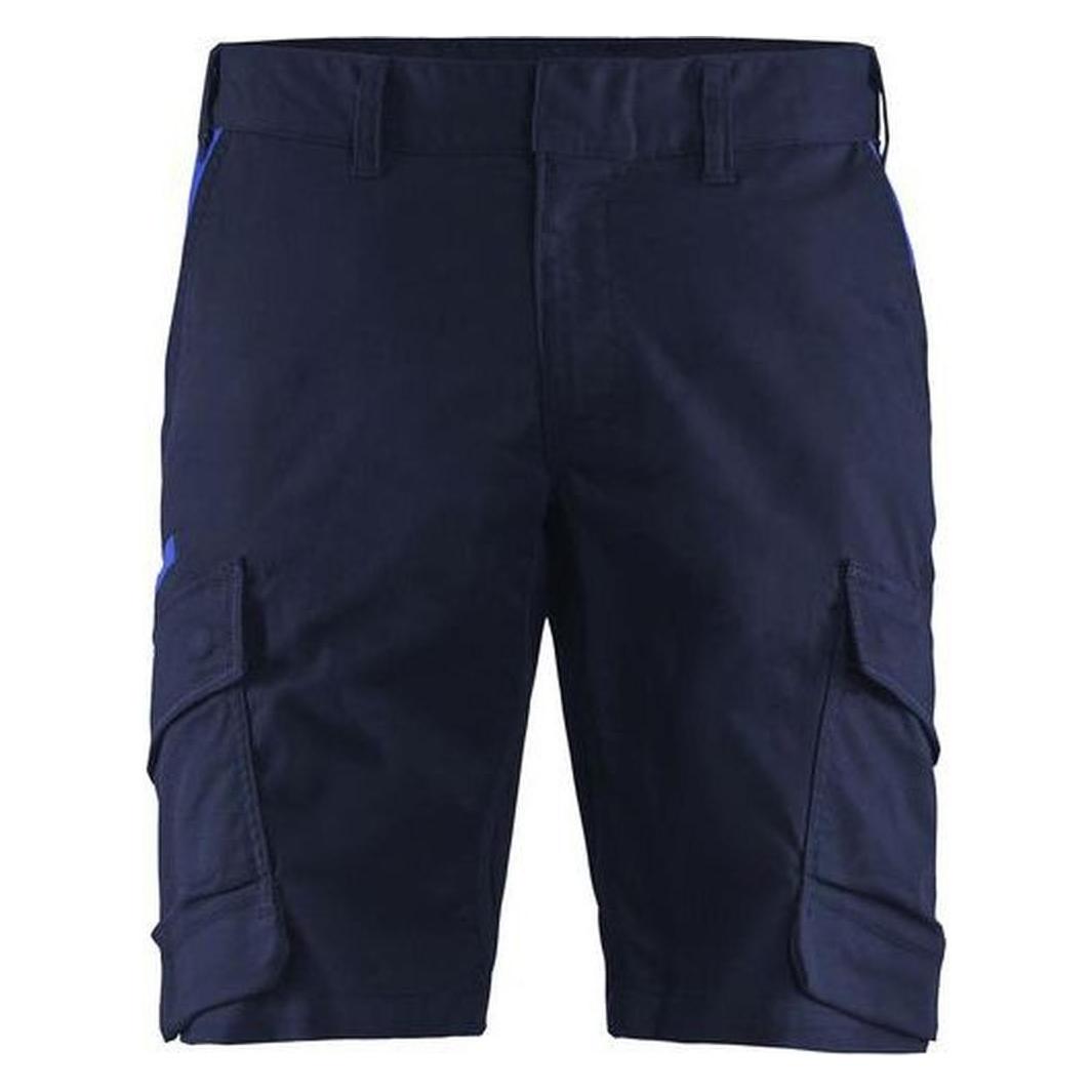 Blakläder Shorts Industrie Stretch, marineblau / kornblau, Konfektionsgrösse 52 (52) (144618328985C52)