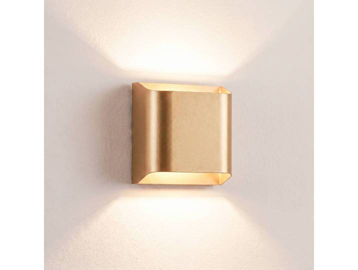 Wandleuchte Bera Opviq, dimmbar, messing / gold, für Wohn- / Esszimmer, Metall, Modern