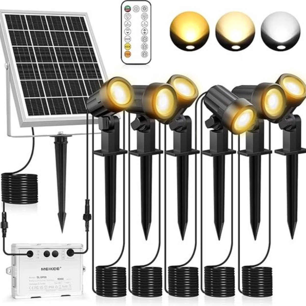 Merkloze LED Solar Tuinverlichting voor paden en terrassen