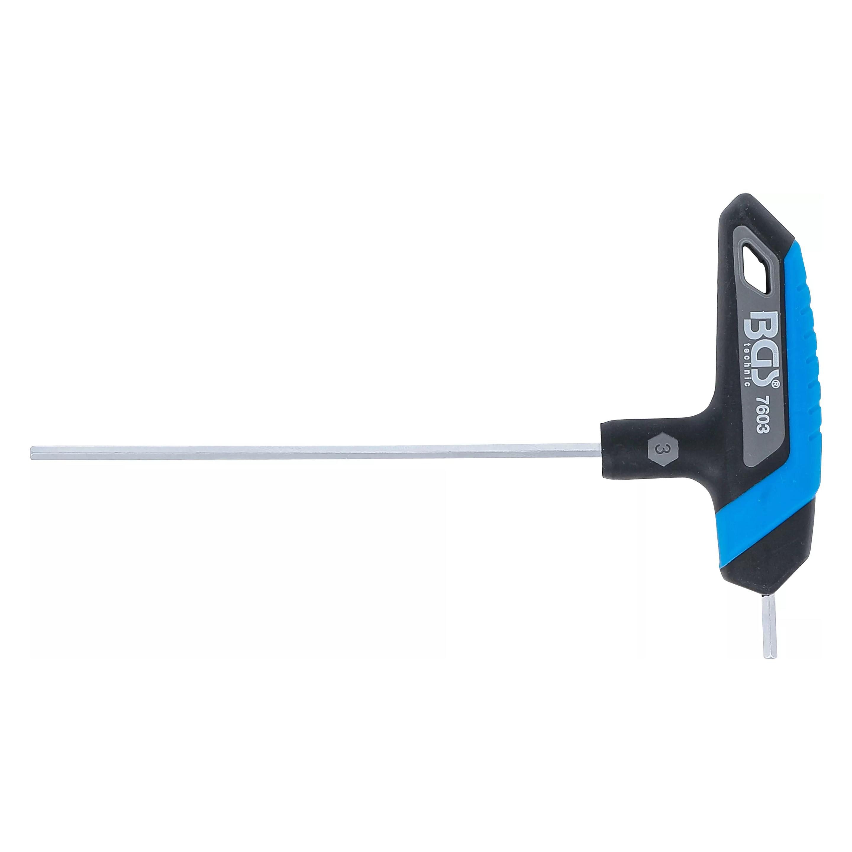 BGS Schraubendreher mit T-Griff | Innensechskant | 3 mm (Innensechskant) (7603)