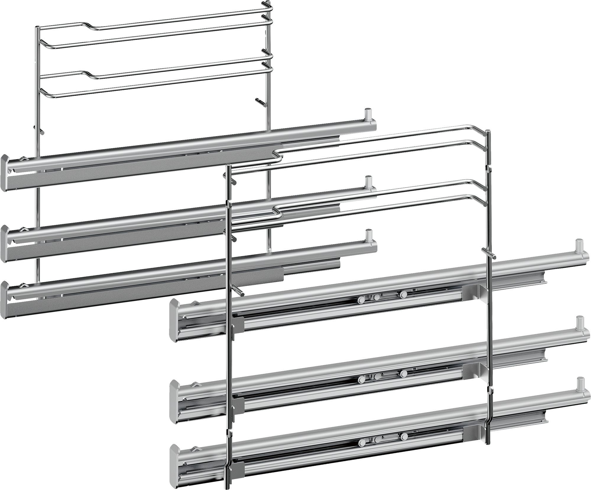 Constructa CZ11TF25X0 Teleskop-Vollauszug-Paar 3-fach für 60cm Geräte, max. 15 kg