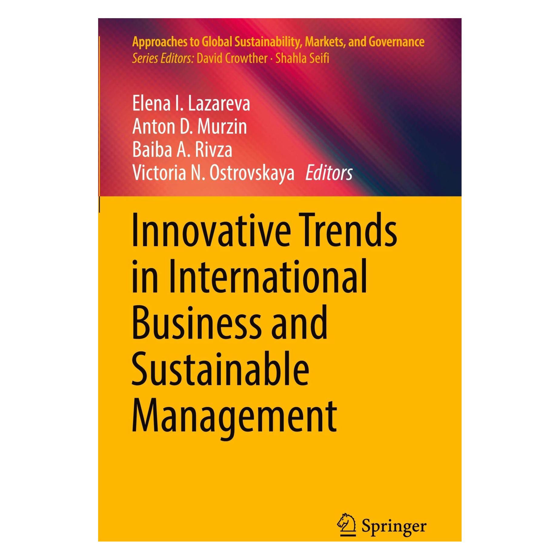 Springer Innovative Trends in International Business and Sustainable Management (Englisch, Softcover, Anton D. Murzin, Baiba A. Rivza, Elena I. Lazareva, Victoria N. Ostrovskaya) (41808768)