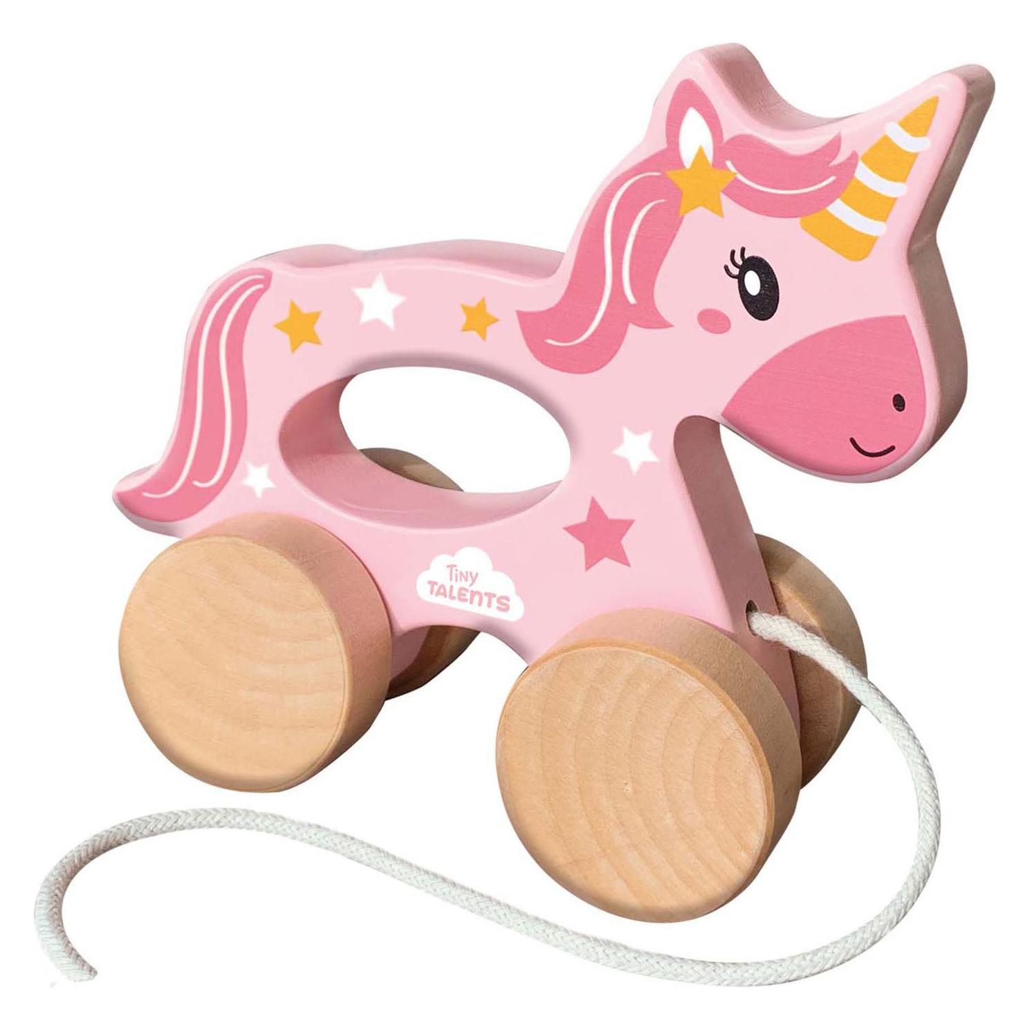 Ses Nachziehtier Einhorn 2 in 1 aus Holz (13137)
