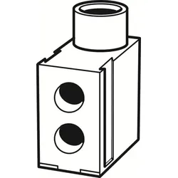 ABB SZ-ESK3 Einspeiseklemmen 6-50 mm2 1P Klemme zu mehrpoligen Klemmen aneinanderreihbar 2CDL200003R5001