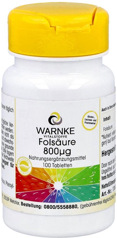 Warnke Folsäure 800 Microgramm Tabletten