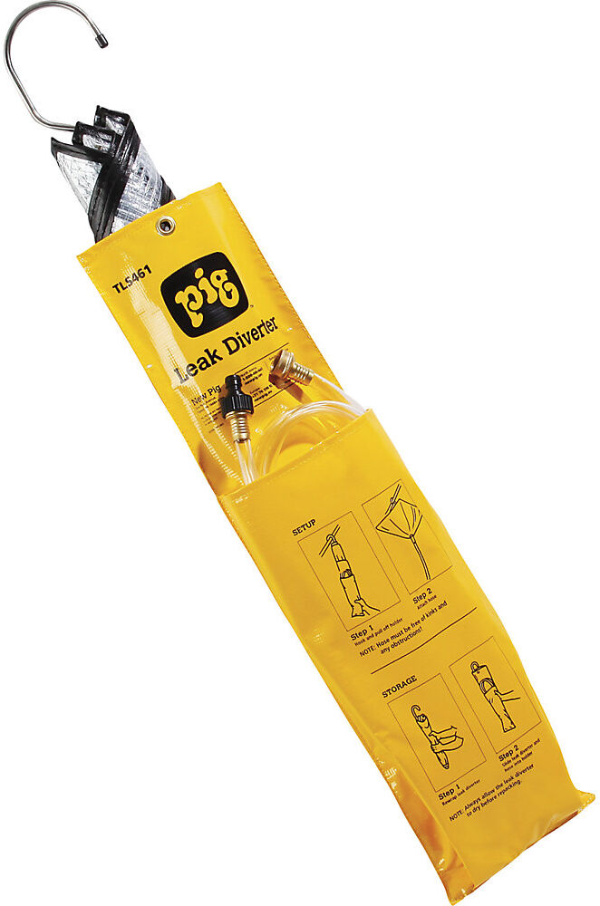 Klappschirm-Leckagen-Umleiter-Kit, BxH 760 x 760 mm, gelb PIG