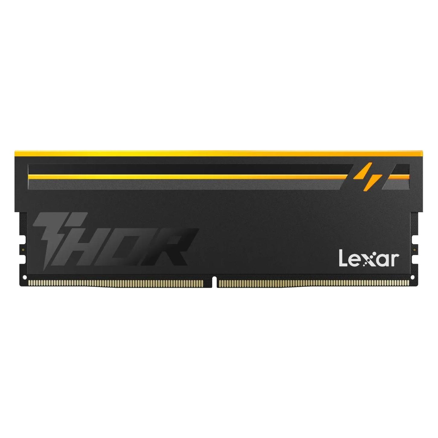 Lexar 16 GB DDR5 Thor RGB DIMM-Speichermodul der 2. Generation, 6000 MHz (schwarz) (1 x 16GB, 6000 MHz, DDR5-RAM, DIMM) (LD5U16G60C36BV-RGS)