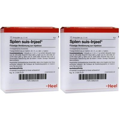 Splen suis Injeel Ampullen 2x 2x10 St