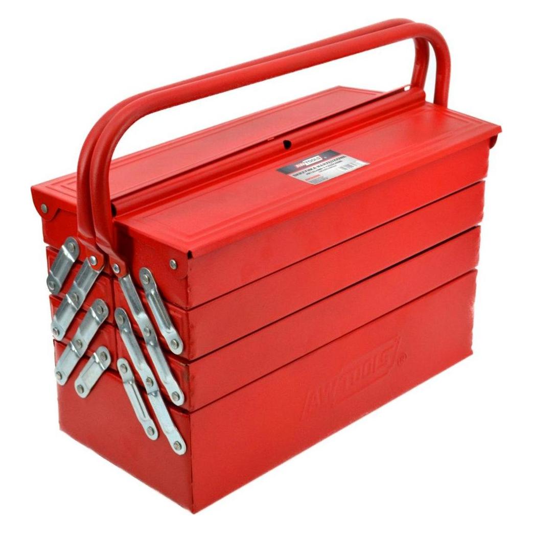 AW Tools AWTOOLS METAL TOOL BOX 7 pcs. 530x200x250 mm (7 Teile) (AW30990)