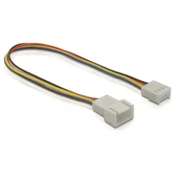 DELOCK Kabel Lüfteranschluss 4pin Stecker-Buchse 0,20m