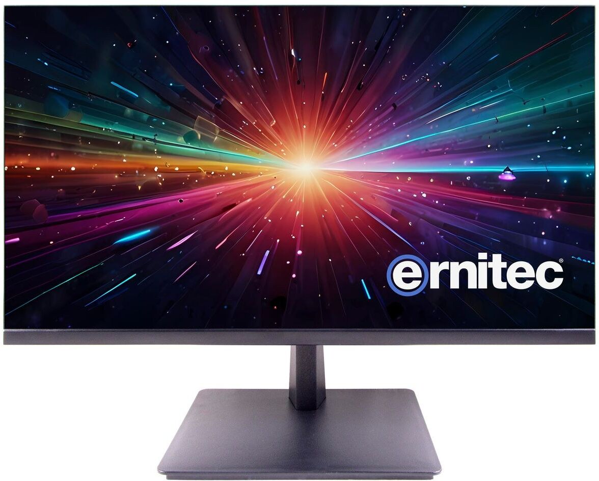 Ernitec 0070-24122-F 22" Frameless Surveillance Monitor Full HD 1080p 24/7 HDMI 2.0 VGA Speakers
