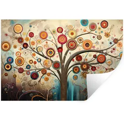 WANDTATTOO Baum - Baum des Lebens - Farbe Wandsticker 120x80 cm