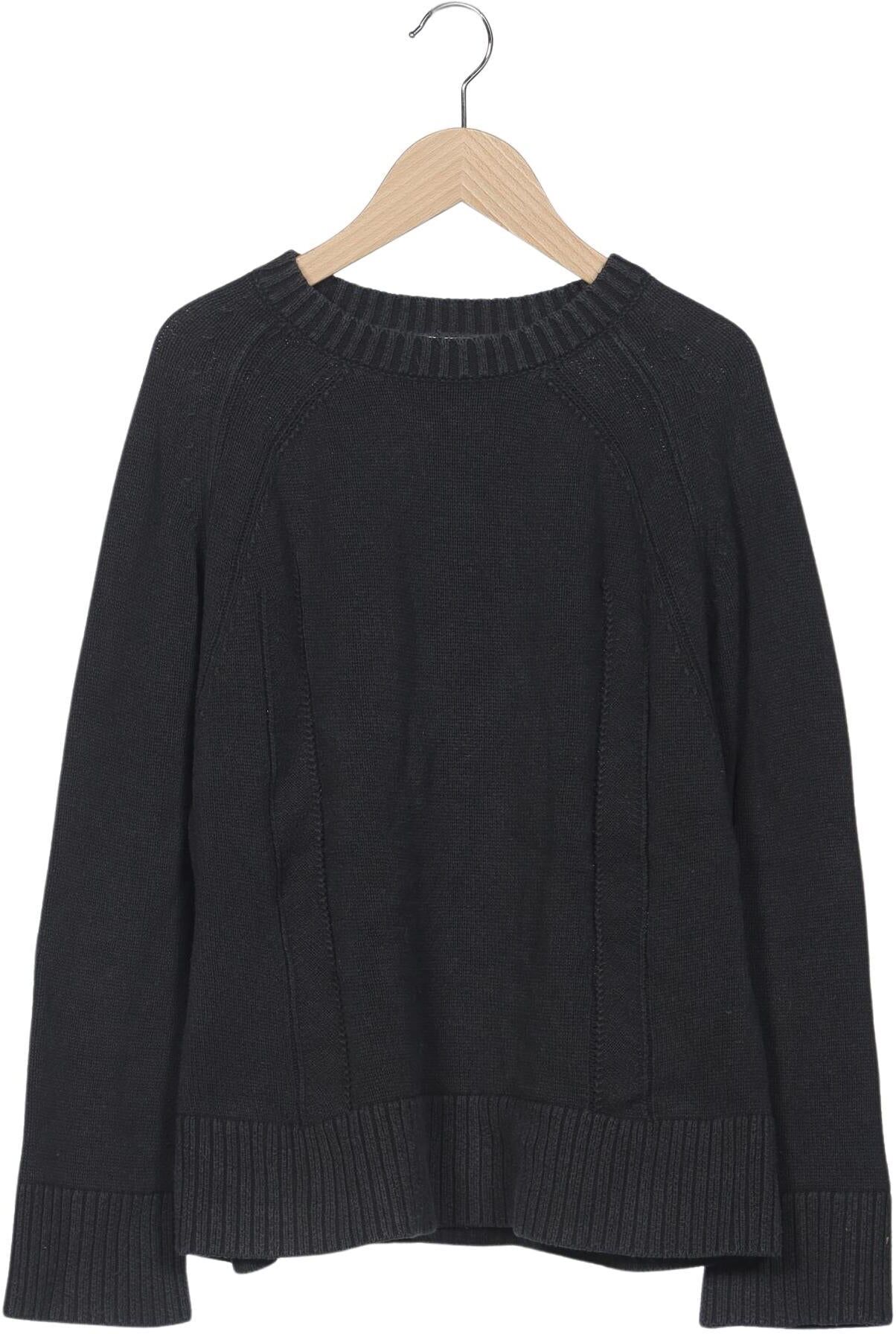 Hoodlamb Damen Pullover, Grau, Gr. M, Hanf / Baumwolle - Second Hand
