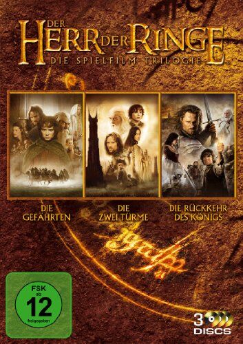 Peter Jackson - Der Herr der Ringe - Die Spielfilm Trilogie [3 DVDs] - Preis vom 12.10.2026 11:37:12 h