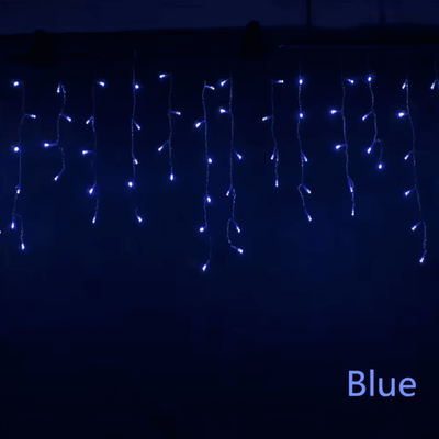 Inspire Curations Waterfall Icicle Christmas Garland Lights blue eu Plug