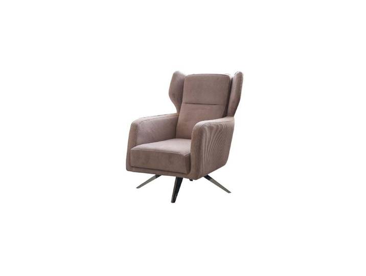 JVmoebel Sessel Beiger Designer Sessel aus hochwertigem Stoff für elegantes Wohnen (1-St., Sessel), Made in Europa