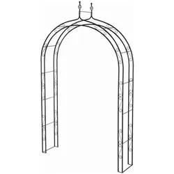 Siena Garden, Pflanzen Zubehör, Rosenbogen (150 cm, 36 cm)