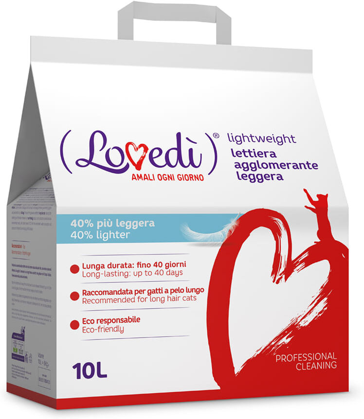 LOVEDI Lovedì Gatto Lettiera Agglomerante Lightweight 10L