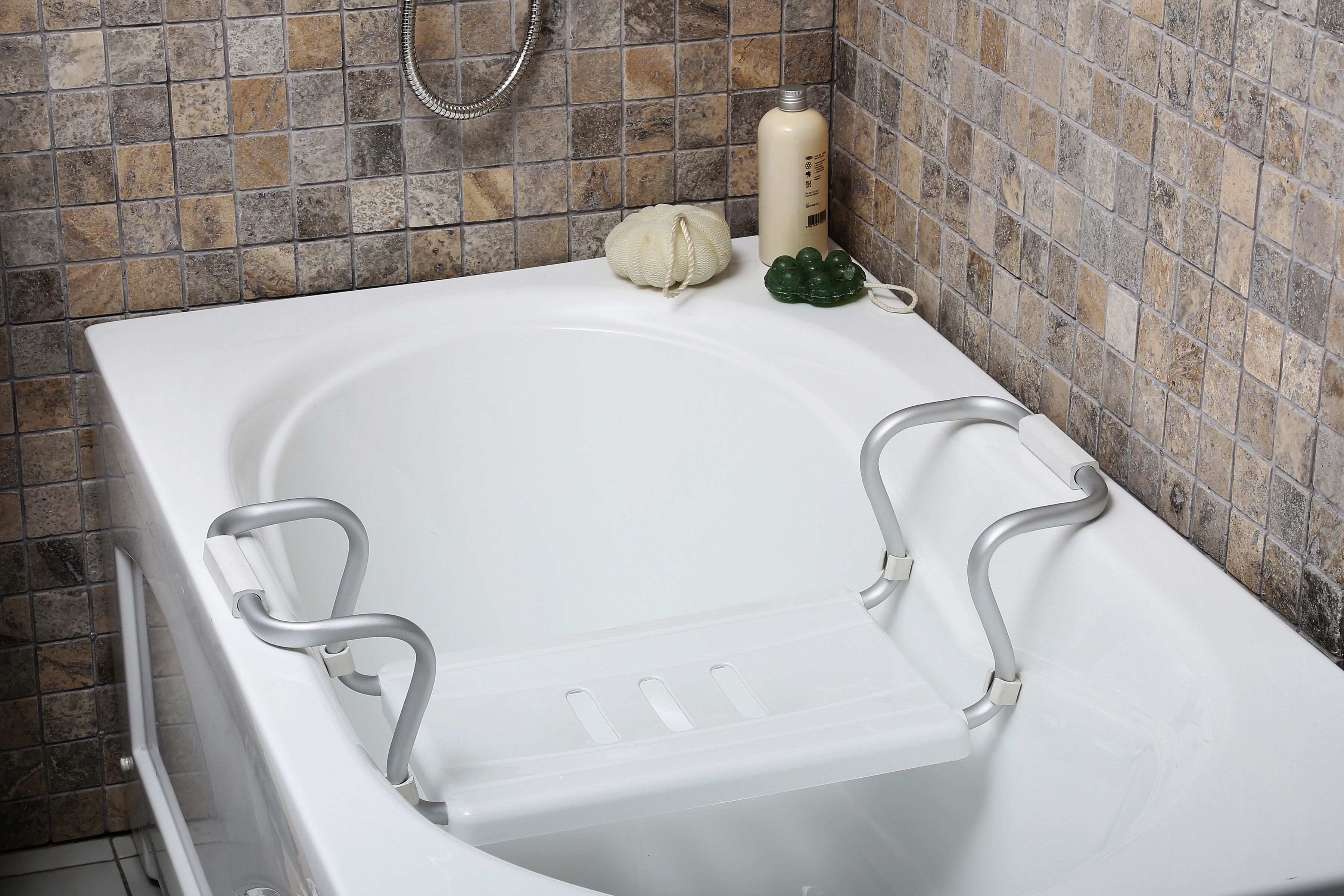Badewannensitz BISCHOF "Classic", weiss (weiß), Badewannensitze, Badewannensitz, Breite 51 - 70 cm weiß Einheitsgröße