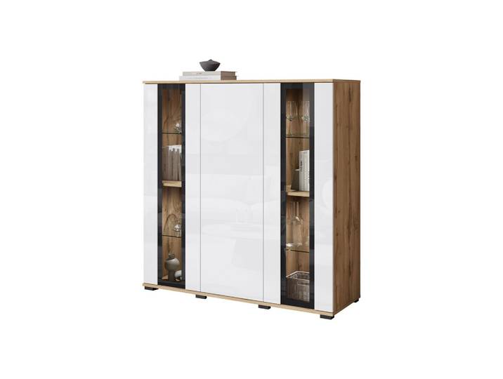 KOMMODE Caro HB 120 mit weißer LED Beleuchtung