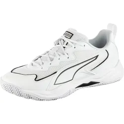 PUMA Solarflash Hallenschuhe Herren | Gr. 43 | weiß - weiß