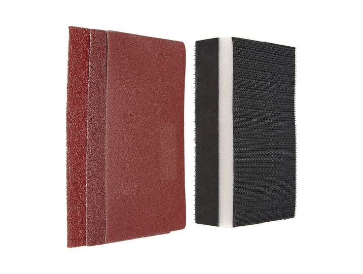 Wolfcraft Handschleifer-Set 4-teilig