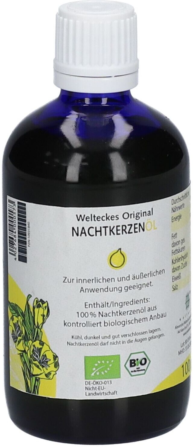 Weltecke Nachtkerzenöl BIO 100 ml Öl