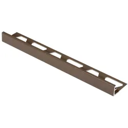 Schlüter Systems SCHIENE-TSB Abschlussprofil Aluminium TSB - Aluminium strukturbeschichtet beige Höhe: 8 mm Länge: 2,5 m