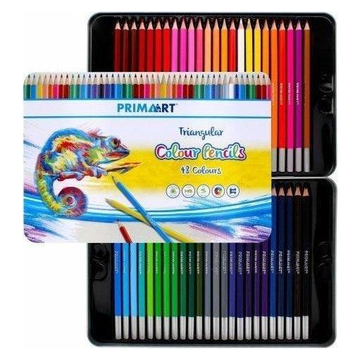 Starpak Alte Bleistifttaschen, Dreiecke 48 Farben (48x) (493260)