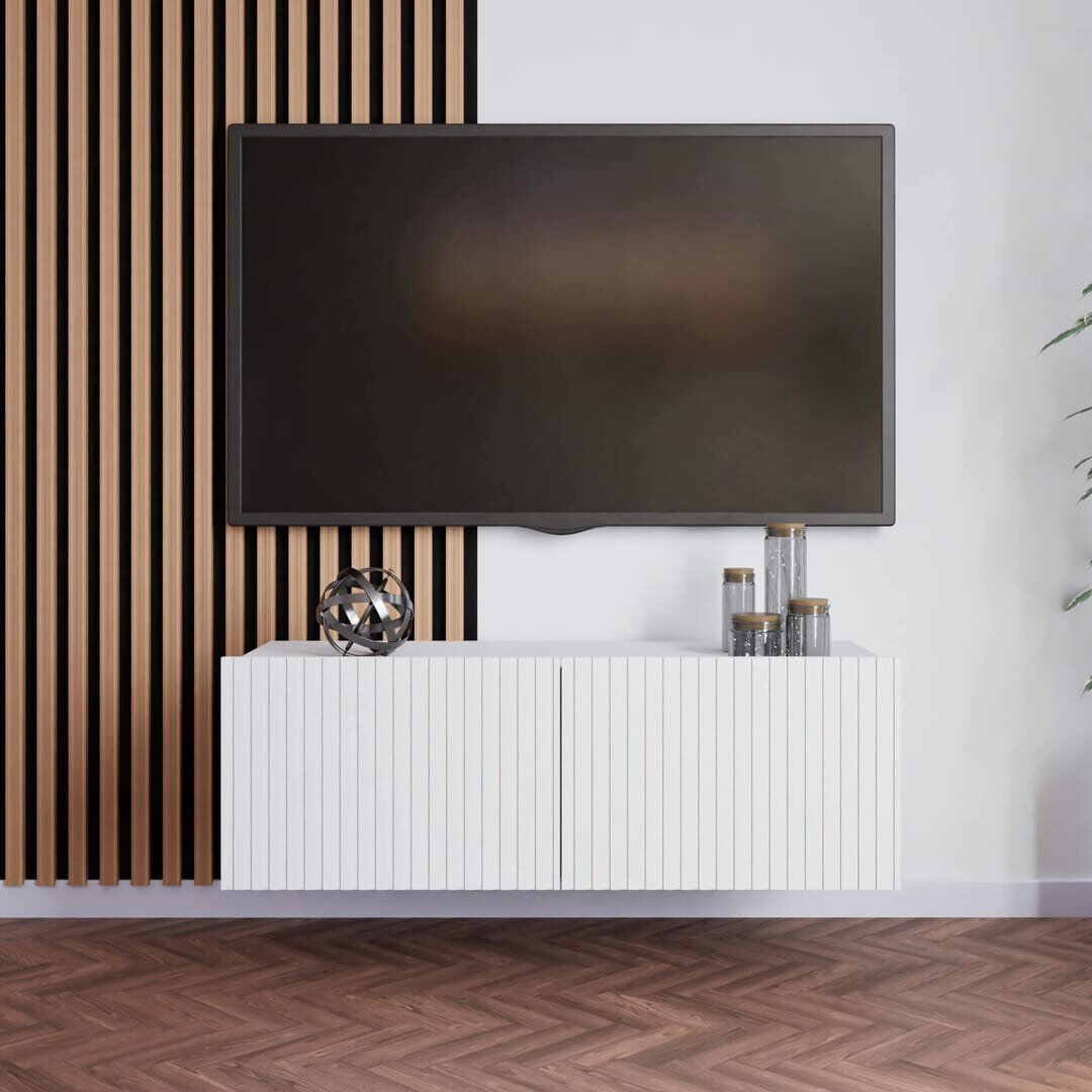 Latitude Run TV Stand for TVs up to 50" White 50"