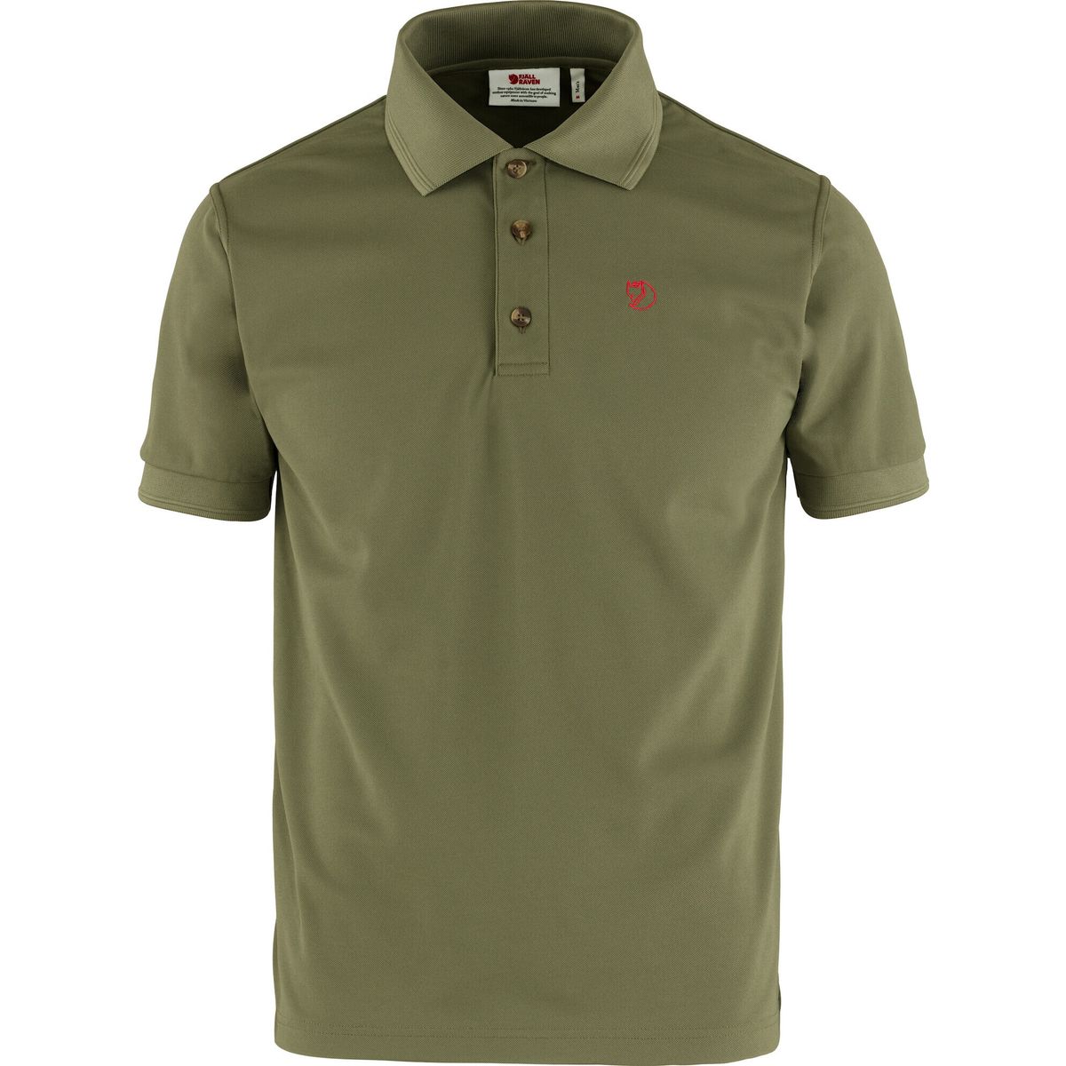 Fjällräven Crowley Pique Shirt M light olive (622) S F81783-622-S