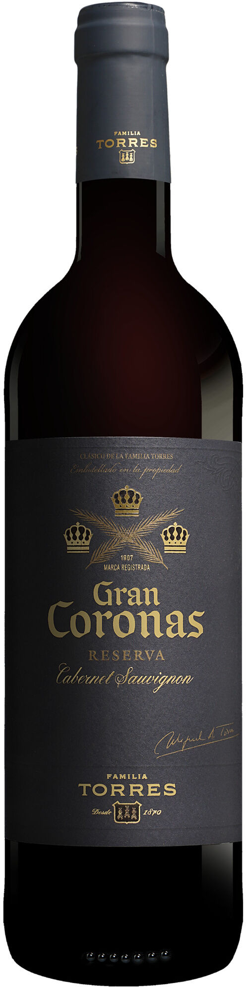 Familia Torres Torres »Gran Coronas« Reserva 2022 14% Vol. Rotwein Trocken aus Spanien
