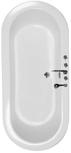 Caribia Ovalnova Oval-Badewanne 180 x 80 cm
