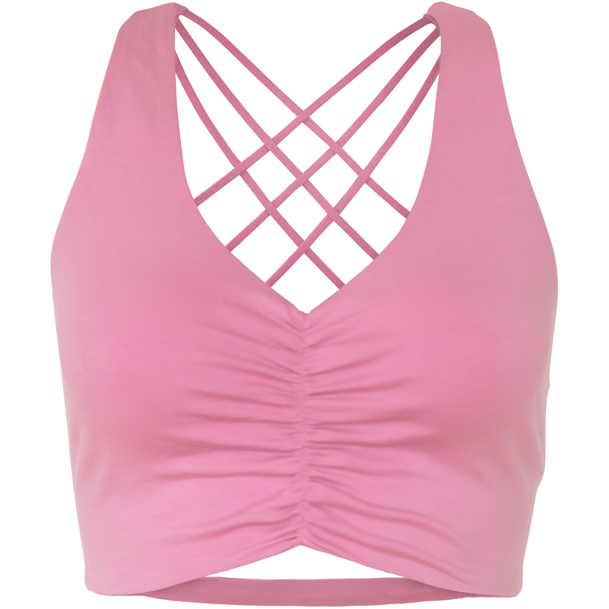 Jaya Krissy Sport BH Damen Sport-BHs rosa Größe M Yoga Hautfreundlich